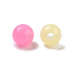 模造ゼリープラスチックビーズ  ラウンド  ミックスカラー  8mm  穴：2mm&nbsp;X-KY-L082-01B