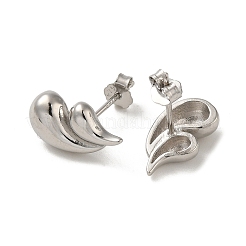 Anti-Tarnish 925 Sterling Silver Stud Earrings for Women&nbsp;EJEW-E307-12P