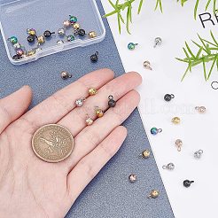 40Pcs 5 Colors 304 Stainless Steel Charms&nbsp;STAS-UN0026-56