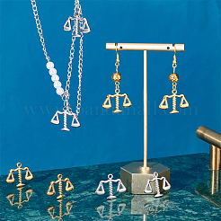 8Pcs 2 Colors 304 Stainless Steel Pendants&nbsp;STAS-UN0038-33