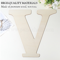 手紙 未完成 MDF シート  V字  380x375x0.4mm&nbsp;WOOD-WH20012-008V