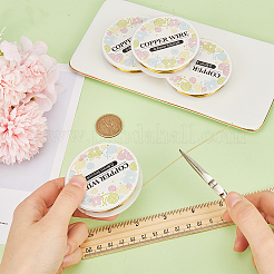 4 Rolls Copper Jewelry Craft Wire&nbsp;CWIR-SC0001-07