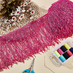 5M Paillette Tassel Polyester Ribbon Trim&nbsp;OCOR-BC0006-56C