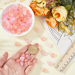 300Pcs 3 Bags 3 Colors Transparent Frosted Acrylic Beads&nbsp;FACR-PA0001-01