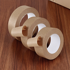 50M Kraft Paper Adhesive Tape&nbsp;AJEW-GF0014-26