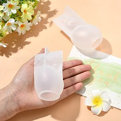 2個 2スタイル スタンディングチキンエッグキャンドルシリコンモールド  ホワイト  5.28~5.47×8.46~9.22×4.69~5.38cm&nbsp;ST-CJ0043-046