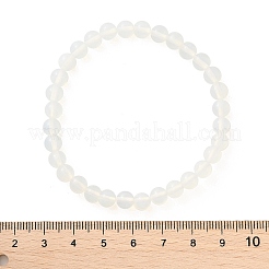 オパールビーズのストレッチブレスレット  ラウンド  ビーズ：6~6.5mm  内径：2-1/4インチ（5.55cm）&nbsp;BJEW-D446-B-07