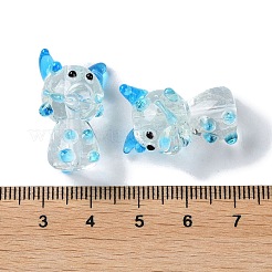 蓄光手作りランプワーク ビーズ 連売り  暗闇で光る  羊  23.5~24.5x15~16.5x15~16mm  穴：1.8mm  約20個/連  16.93''（43センチメートル）&nbsp;LAMP-Z007-03G