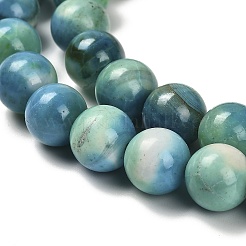 Dyed Natural Fire Crackle Agate Beads Strands&nbsp;G-G203-09A-10mm