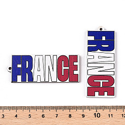 French Theme Printed Wood Pendants&nbsp;WOOD-N016-09