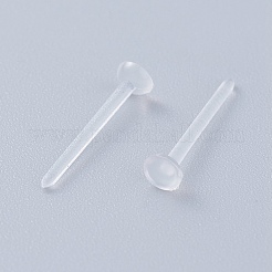 Eco-Friendly Plastic Stud Earring Findings&nbsp;KY-F009-08-A