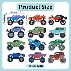 Cross Country Vehicle Polyester Computerized Embroidery Iron on/Sew on Patches&nbsp;PATC-WH0014-37