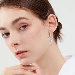 24Pcs 3 Colors 304 Stainless Steel Half Hoop Earrings&nbsp;STAS-BBC0009-90B
