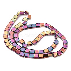 Electroplated Non-magnetic Synthetic Hematite Beads Strands&nbsp;G-C106-A02-09