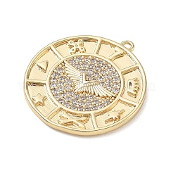 Brass with Crystal Rhinestone Pendants&nbsp;RB-CBAFF5B-28G