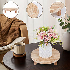 Round Wood Display Riser Stands for Jewelry&nbsp;AJEW-WH0410-235