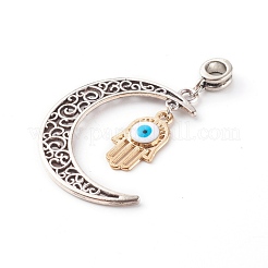 Tibetan Style Alloy European Dangle Charms&nbsp;PALLOY-JF00711