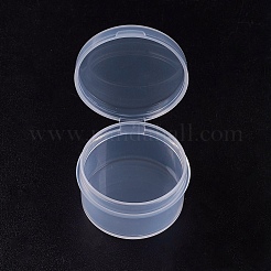 クリアプラスチックビーズ収納ケース  コラム  透明  3.5x2cm&nbsp;CON-WH0021-01