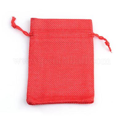 Burlap Packing Pouches Drawstring Bags&nbsp;ABAG-Q050-7x9-18-1