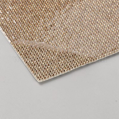 ラインストーンステッカー  長方形  ブラックダイヤモンド  240x200x1.7mm&nbsp;DIY-WH20048-003M-1