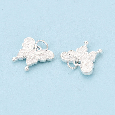 925 Sterling Silver Butterfly Charms&nbsp;STER-T009-01S-1