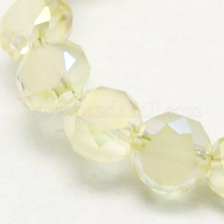 Electroplate Glass Beads&nbsp;EGLA-D028-21-1