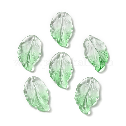 Dyed & Heated Glass Pendants&nbsp;GLAA-B009-06C-1