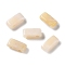 Opaque Acrylic Slide Charms, Rectangle, WhiteSmoke, 2.3x5.2x2mm, Hole: 0.8mm