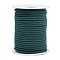 Nylon Braided Cord, Milan Cords Woven Thread for Bracelet Jewelry Making, Teal, 3mm, about 21.87 yards(20m)/roll