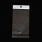 Cellophane Bags, White, 15x10cm, Unilateral Thickness: 0.03mm, Inner Measure: 11.6x10cm, Hole: 6mm