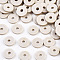Handmade Polymer Clay Beads, Disc/Flat Round, Heishi Beads, Gainsboro, 4x1mm, Hole: 1mm, about 55000pcs/1000g
