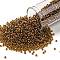 TOHO Round Seed Beads, Japanese Seed Beads, (1853) Transparent AB Honey Comb, 11/0, 2.2mm, Hole: 0.8mm, about 5555pcs/50g