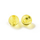 透明なアクリルビーズ  ラウンド  きいろ  8x7mm  穴：2mm  約1745個/500g&nbsp;MACR-S370-A8mm-717-2