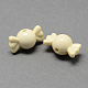 ソリッドカラーアクリルビーズ  キャンディ  レモンシフォン  12x21x12mm  穴：2mm  約389個/500g&nbsp;SACR-R808-10-1