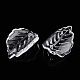 Transparent Glass Petal Beads&nbsp;GLAA-N001-17-3