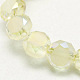 Electroplate Glass Beads&nbsp;EGLA-D028-21-1