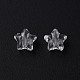 透明なアクリルビーズ  スター  透明  9x9.5x5.5mm  穴：2mm  約2000個/500g&nbsp;MACR-S373-45-B01-4
