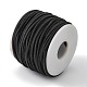 弾性コード  ブラック  3mm  約20m /ロール&nbsp;EW-WH0001-01-3mm-2