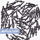 合金ペンダント  剣  電気泳動黒  30x8.5x2.5mm  穴：1.6mm  80個/箱&nbsp;FIND-DC0003-52-5