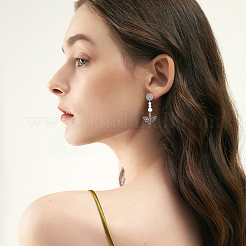 40pcs 2 Colors 304 Stainless Steel Stud Earring Findings&nbsp;STAS-DC0017-01