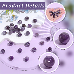 Natural Grade B Amethyst Beads Strands&nbsp;G-PA0002-59D