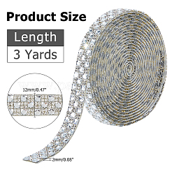 Glass Hotfix Rhinestone (Double Sided Adhesive On The Back)&nbsp;DIY-WH0683-90C