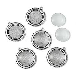 DIY Blank Tibetan Style Alloy Pendants Making Kit&nbsp;DIY-FS0005-80C