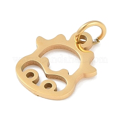 304 Stainless Steel Pendants&nbsp;STAS-L279-001G-02