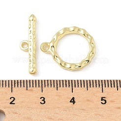 合金マンテル  カドミウムフリー＆鉛フリー  ラックめっき  溝リング  ゴールドカラー  リング：18.5x15.5x2.5mm  穴：1.6mm  バー：6x21x2.5mm  穴：1.6mm&nbsp;FIND-B047-14G