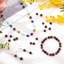 Natural Mahogany Obsidian Bead Strands&nbsp;G-AR0001-49