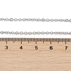 変色しにくい304ステンレススチールアズキチェーンネックレス作り  カニカン付き  ステンレス鋼色  19.7インチ（50cm）  2mm&nbsp;LS-STAS-P045-05P