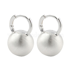 Round Brass Hoop Earrings for Women&nbsp;EJEW-U055-06S