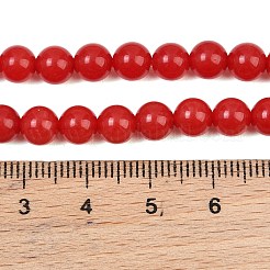 Dyed Natural White Jade Beads Strands&nbsp;GG-CBAD029-A09-6mm
