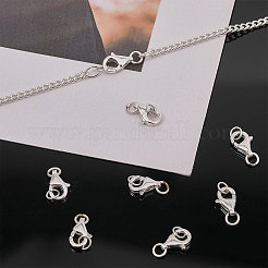 8Pcs 925 Sterling Silver Lobster Claw Clasps&nbsp;FIND-GL0001-54